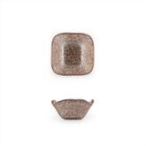 Glass Dinnerware 2.25" x 2.25" x h:1.5" 2 oz. Square Pink Purple Glass Ramekin (Set of 6)